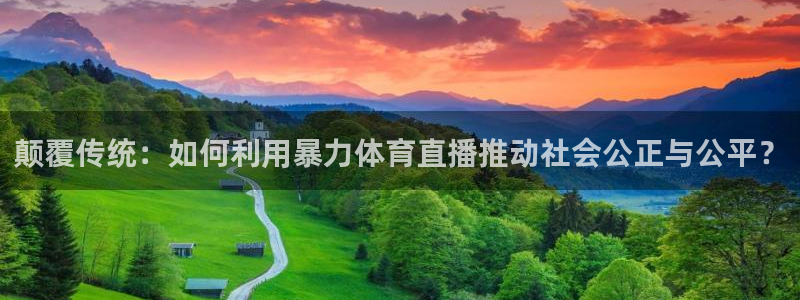 颠覆传统：如何利用暴力体育直播推动社会公正与公平？